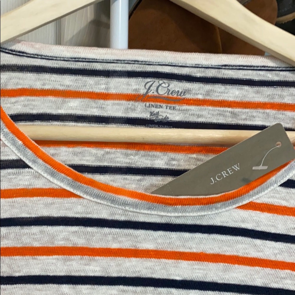 NWT! J Crew ruffle tee - Picture 2 of 8